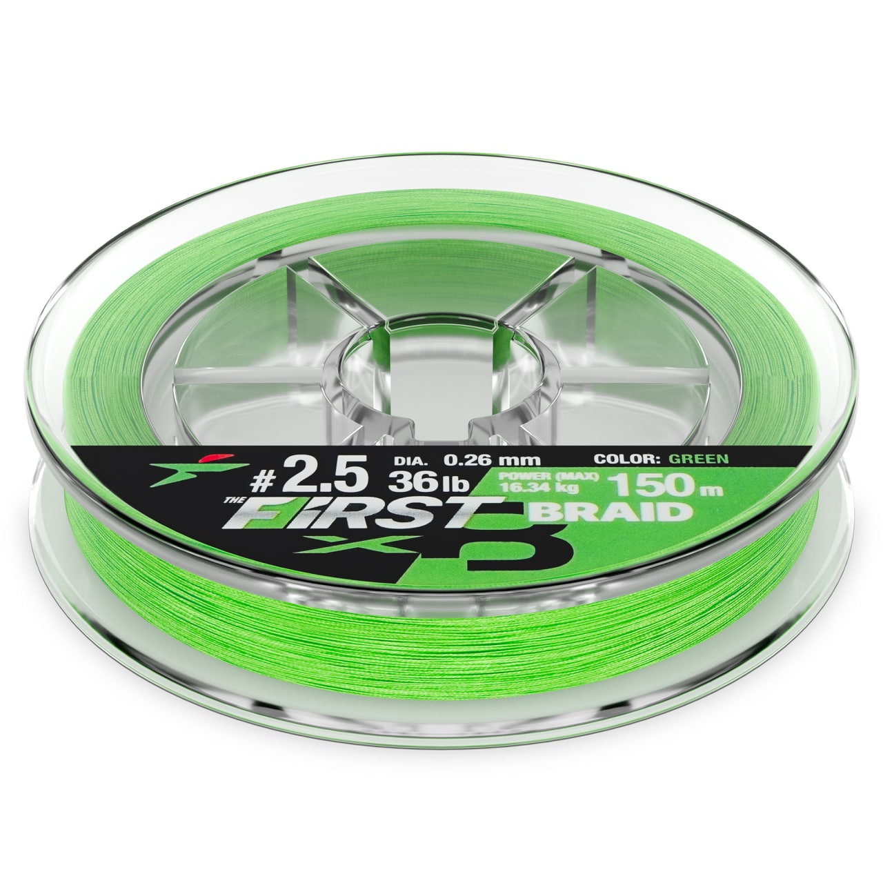 Fishing Braided Line Intech First Braid 8 Strand PE Fishing Line Braid 165  yds - Braided Fishing Line 10lb to 36lb Test Power - Superline Strong 